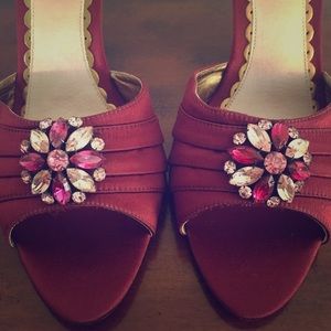 J VINCENT PEEP TOE WEDGE